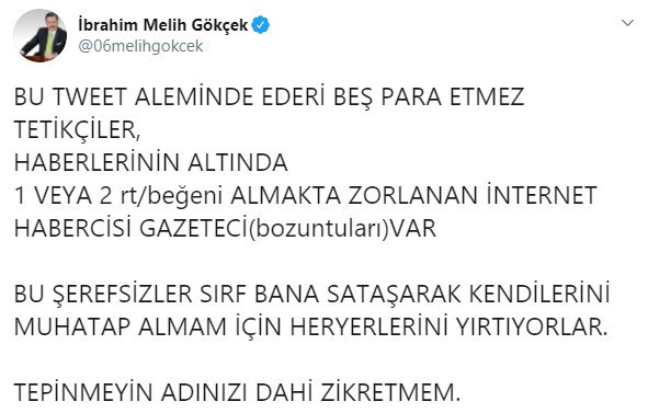 Gökçek Erdoğan'ın akrabasına ağır hakaret etti - Resim: 1