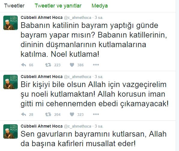 Cübbeli Ahmet hocanın yılbaşı mesajı! - Resim: 1