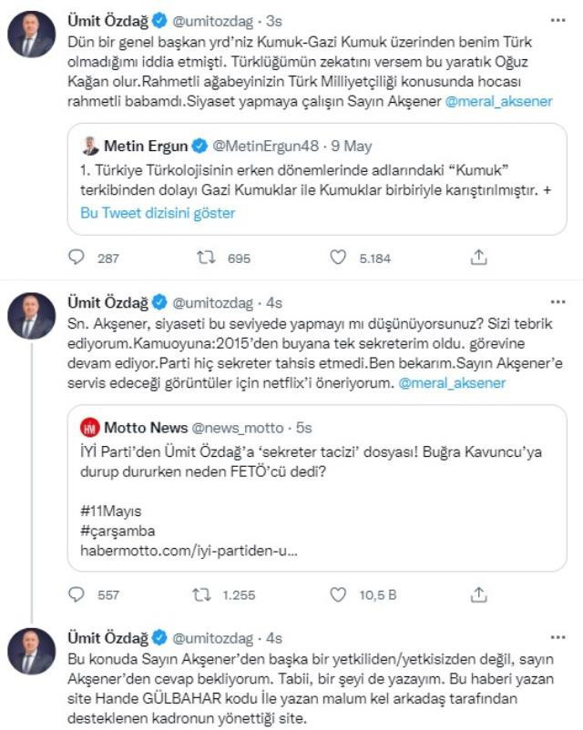 Ümit Özdağ'dan Hakkındaki Taciz İddialarına Sert Sözler Meral Akşener'e Seslendi - Resim: 1