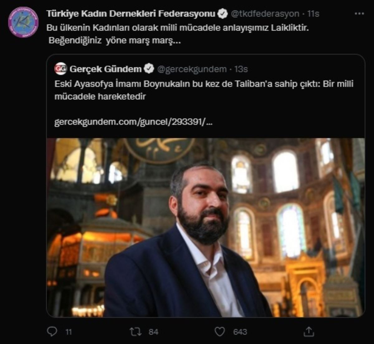 TKDF'den Taliban'a Sahip Çıkan Boynukalın'a Sert Tepki: Marş Marş! - Resim: 2