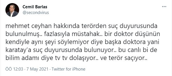 Yobaz Akit ve Trollerden Mehmet Ceyhan Tutuklansın Kampanyası - Resim: 2