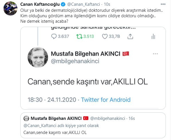 MHP'li sendikacıdan CHP'li Kaftancıoğlu'na tehdit: Canan sende kaşıntı var
