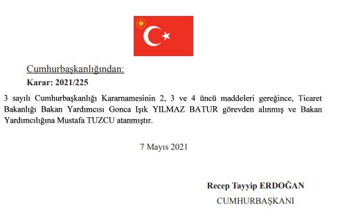 Ticaret Bakanlığı Bakan Yardımcılığına Mustafa Tuzcu Atandı - Resim: 1