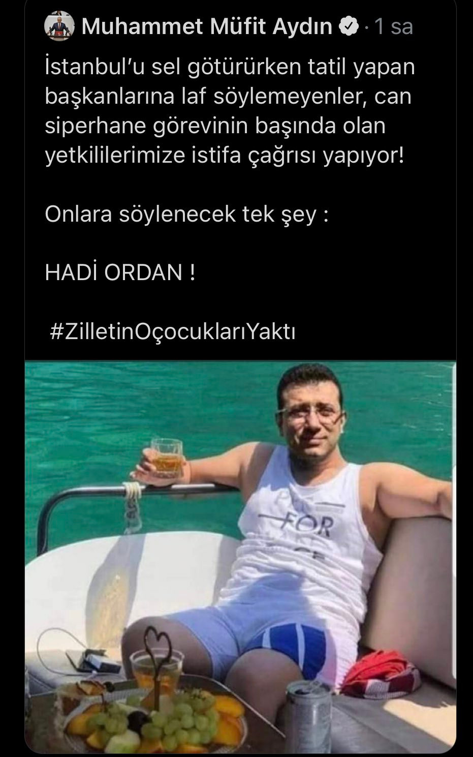 AKP'li Vekil Aydın'dan Skandal: İmamoğlu'nun Montajlı Fotoğrafını Paylaştı - Resim: 1