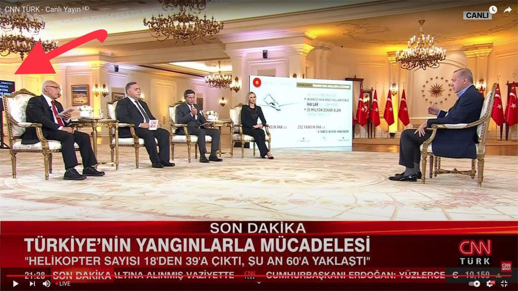 Erdoğan'ın Katıldığı Canlı Yayın Sırasında Duyulan Fısıltılar Gündem Oldu - Resim: 1