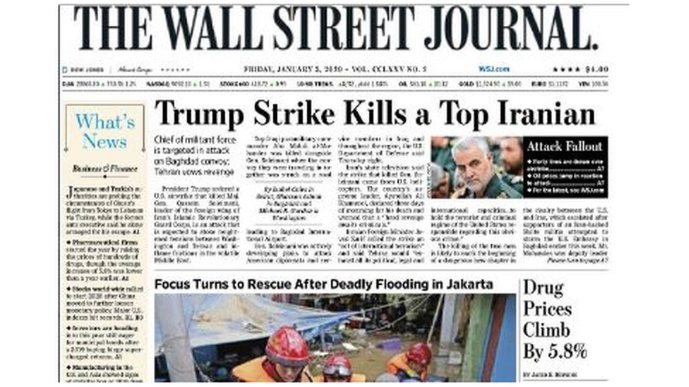 ABD basını: Süleymani suikasti tehlikeli bir yeni aşamanın başlangıcı - Resim: 1