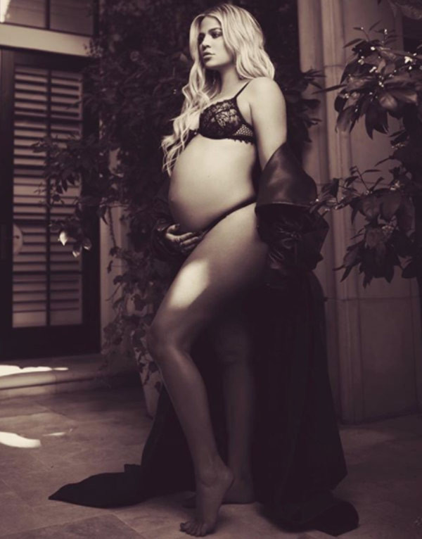 Dünyanın en güzel hamilesi! Kardashian'ın doğumuna sayılı günler kaldı - Resim: 1