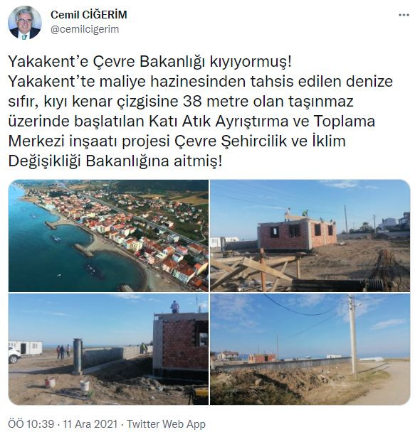 Çevre Bakanlığından Deniz kenarına Katı Atık Tesisi... - Resim: 1