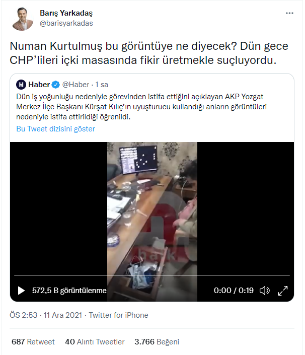 Barış Yarkadaş Numan Kurtulmuş'u Fena Yakaladı - Resim: 1