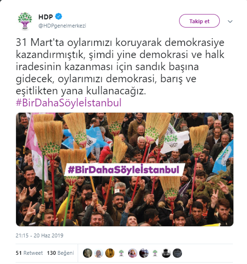 HDP'den Öcalan'ın 23 Haziran mesajına cevap gibi paylaşım - Resim: 2