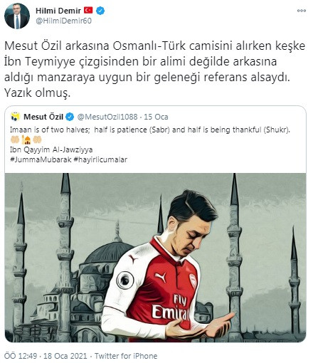 Mesut Özil'in Cuma Paylaşımı İlahiyatçılar Arasında Tartışma Yarattı - Resim: 1