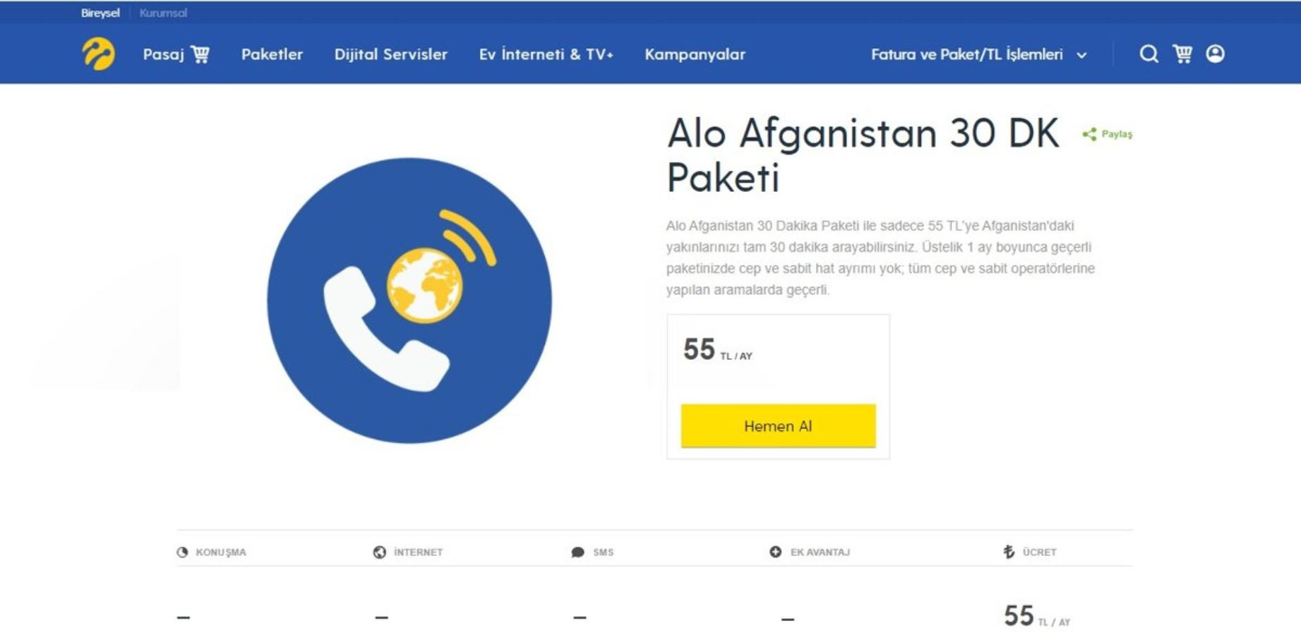 Turkcell'den Tepki Çeken Paket: Alo Afganistan - Resim: 1