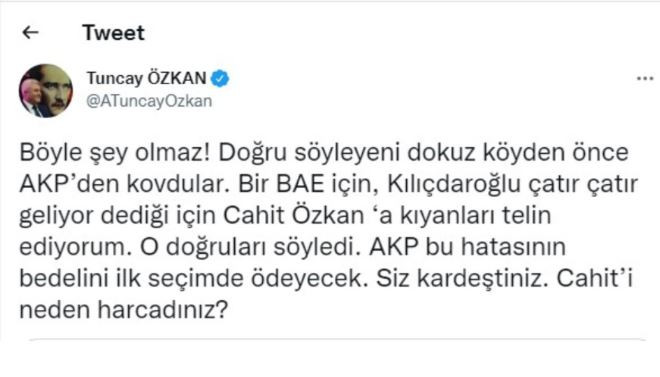 AKP'de Kriz: Cahit Özkan'ı Neden Harcadınız? - Resim: 1