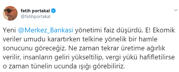 Fatih Portakal'dan Merkez Bankası'nın faiz kararına flaş yorum - Resim: 1