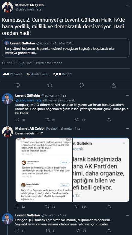 Mehmet Ali Çelebi'den Levent Gültekin'e: Kumpasçı.. - Resim: 1