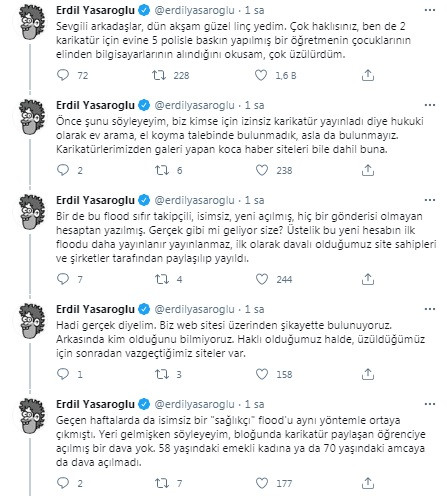 Erdil Yaşaroğlu'ndan Telif Açıklaması: Güzel Linç Yedim.. - Resim: 1