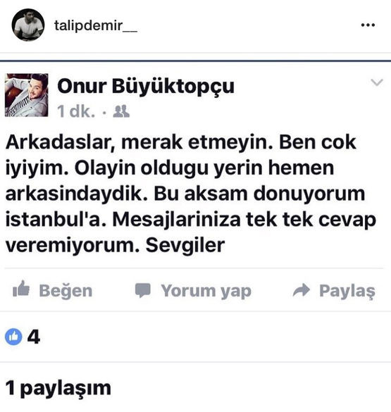 Saldırı sırasında Nice'te olan Onur Büyüktopçu'dan haber var! - Resim: 1