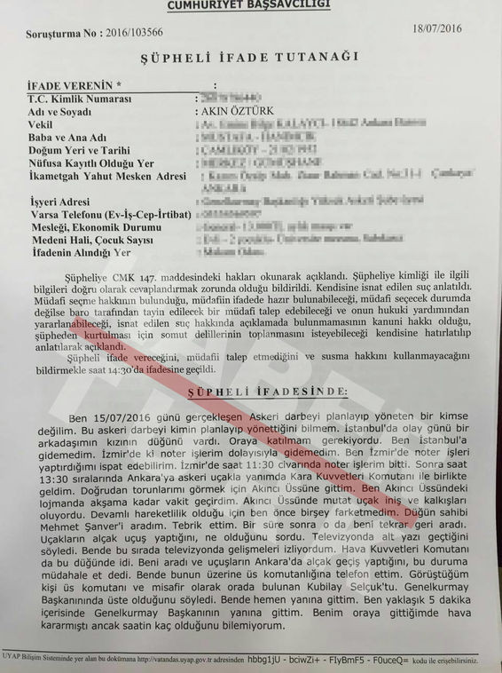 Akın Öztürk tutuklandı! - Resim: 1