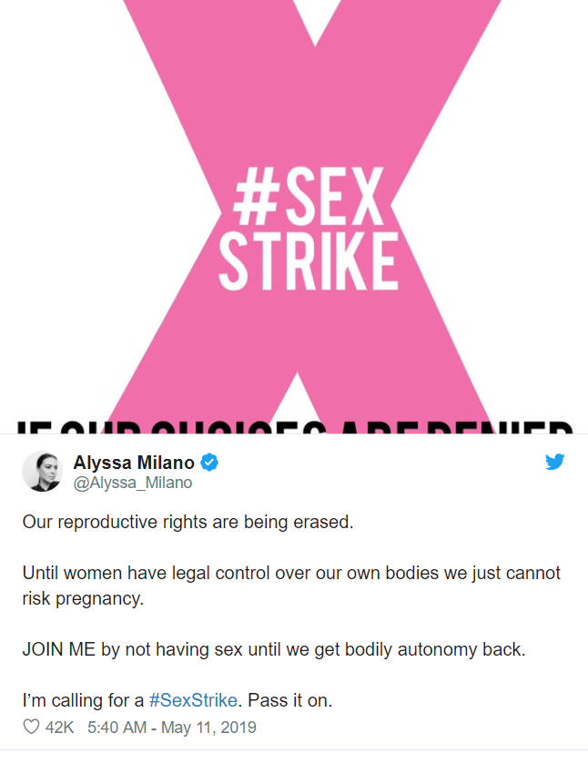 Alyssa Milano'dan kürtaj yasağına tepki: Seks grevi yapalım - Resim: 1