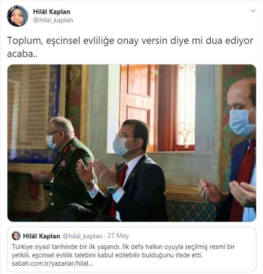 Pelikancı Sabah yazarından çirkin İmamoğlu ve eşcinsel evlilik paylaşımı - Resim: 1