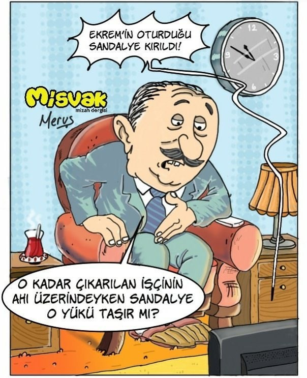Misvak'tan tepki çeken Ekrem İmamoğlu karikatürü - Resim: 1