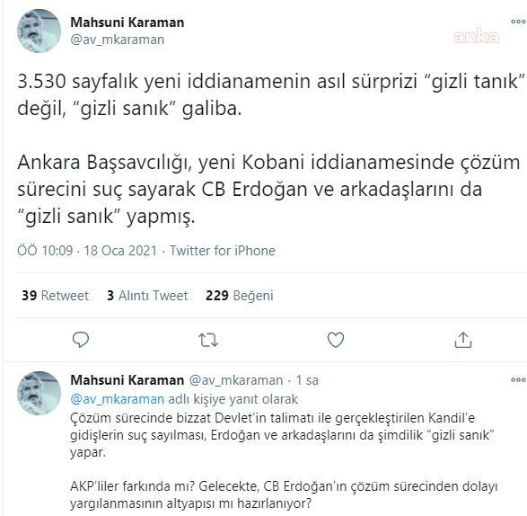 Kobani Davasında Erdoğan Gizli Sanık mı Yapılacak? - Resim: 1