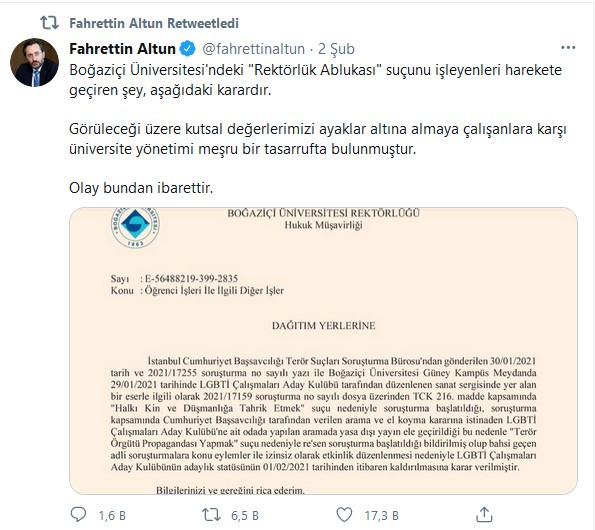 Teyit.org: Fahrettin Altun'un Boğaziçi Tweeti Yanlış - Resim: 2