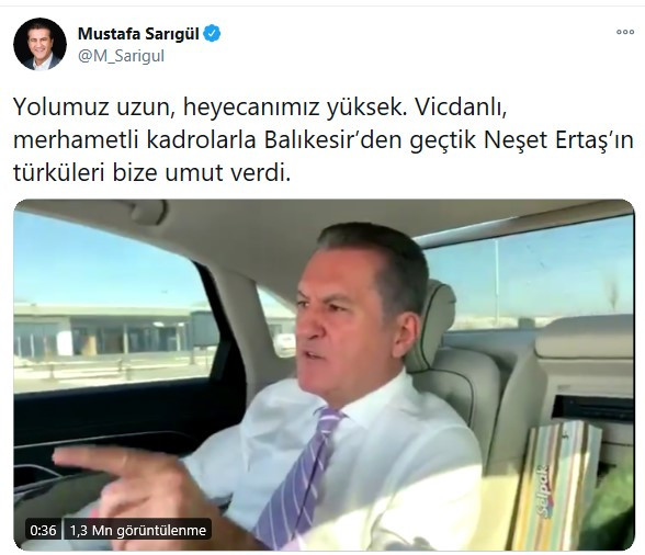 Sarıgül'ün Neşet Ertaş Paylaşımına Erkan Baş'tan Mahzuni İle Yanıt - Resim: 1