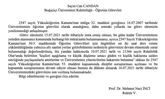 Bulu'nun Yerine Vekaleten Atanan İnci'nin İlk Hedefi Akademisyenler Oldu - Resim: 2
