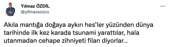 Yılmaz Özdil'den Erdoğan'a Sert Sel Tepkisi: Hala Utanmadan CHP Diyorlar! - Resim: 1
