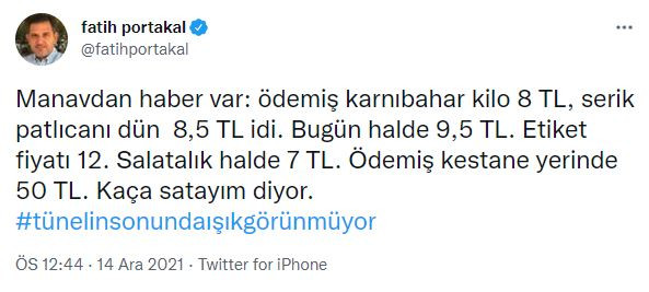 Fatih Portakal Pazardaki Sebze Fiyatlarına İsyan Etti - Resim: 1