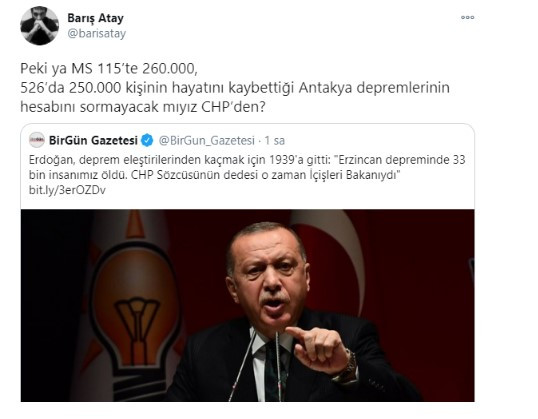 Barış Atay'dan Erdoğan'a ilginç deprem yanıtı - Resim: 1
