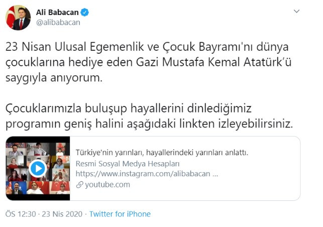 Ali Babacan'ın Atatürk gafına tepki yağdı! - Resim: 2