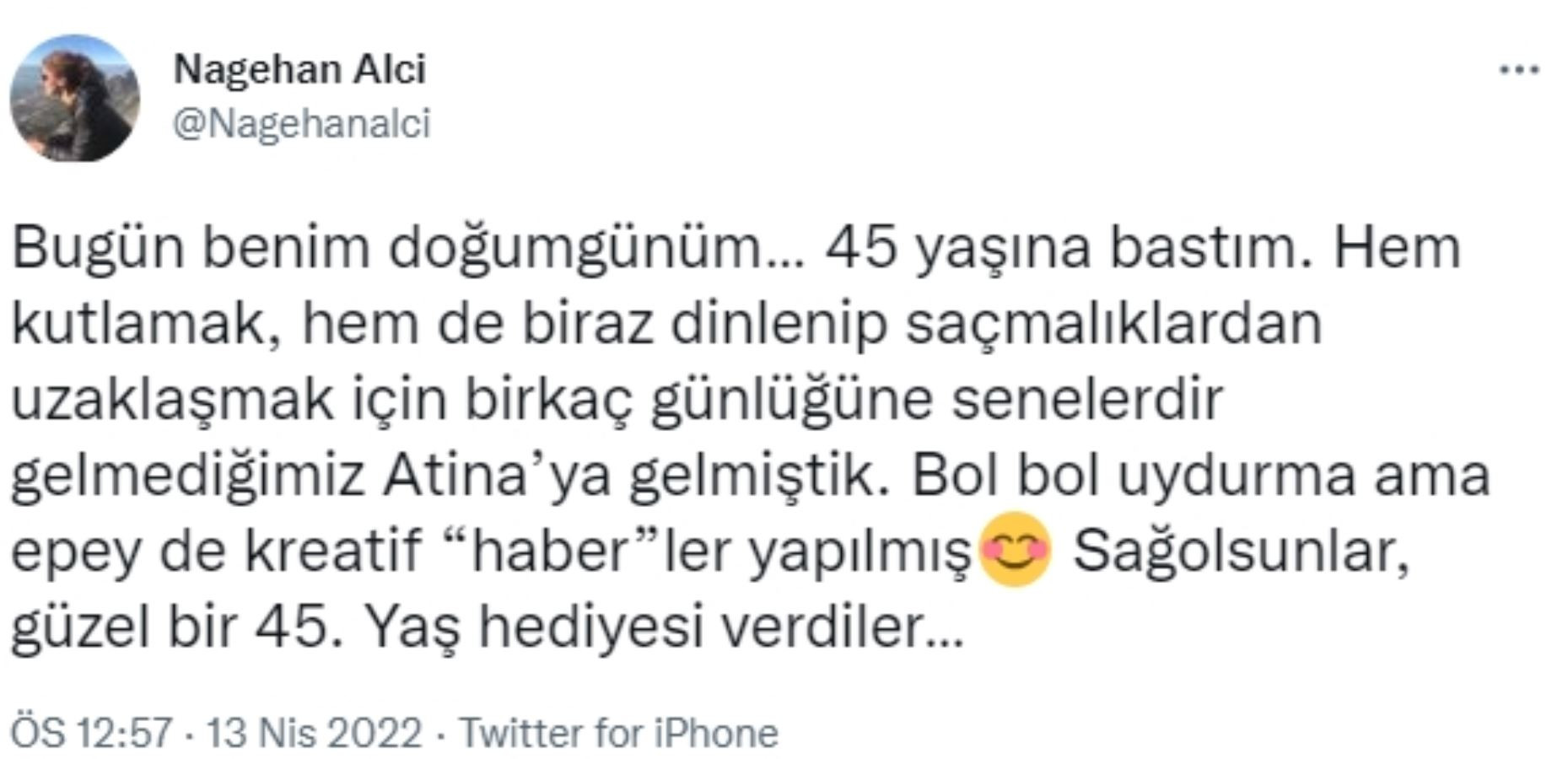 Atina'ya Yerleşiyorlar mı? Nagehan Alçı Açıklama Yaptı - Resim: 1