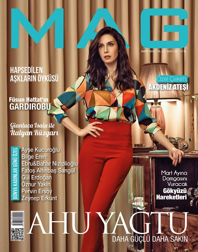 Ahu Yağtu kapak kızı oldu - Resim: 1