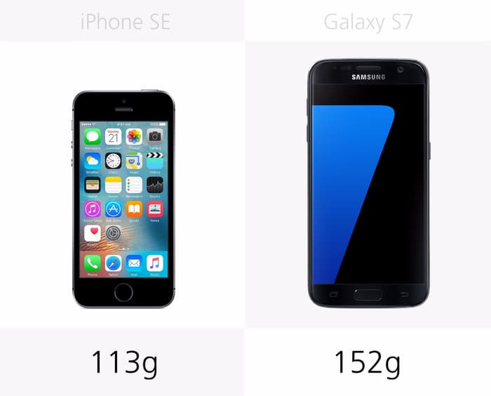 Samsung Galaxy S7 vs iPhone SE karşılaştırma - Resim: 2