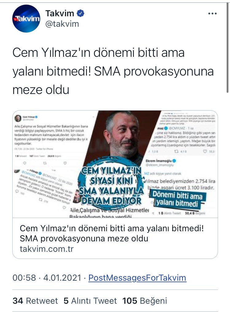 Takvim Kendi Yaptığı Haberi Unutup, Cem Yılmaz'ı Hedef Gösterdi - Resim: 2