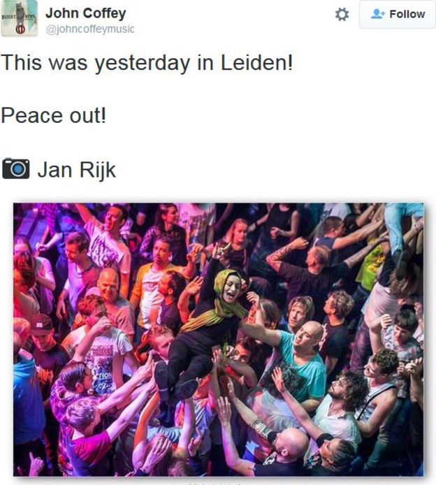 Hollanda'da viral olan başörtülü genç kız - Resim: 1