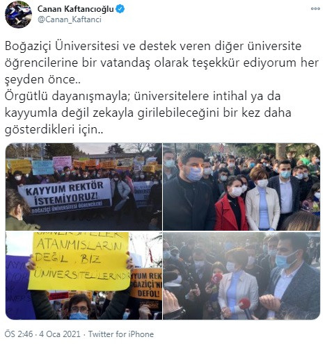 Boğaziçi Ünversitesi'nde AKP'li Bulu İsyanı: Kayyum Rektör istemiyoruz - Resim: 1