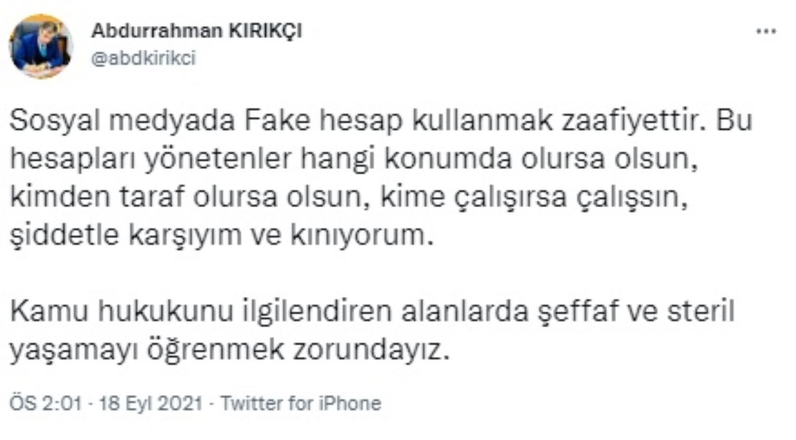 AKP'li Kırıkçı'nın Fake Hesap İsyanına AKP'li Hamdi Çamlı Çok Sinirlenecek - Resim: 1