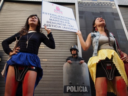 Perulu yerli kadınların kısırlaştırma protestosu - Resim: 2
