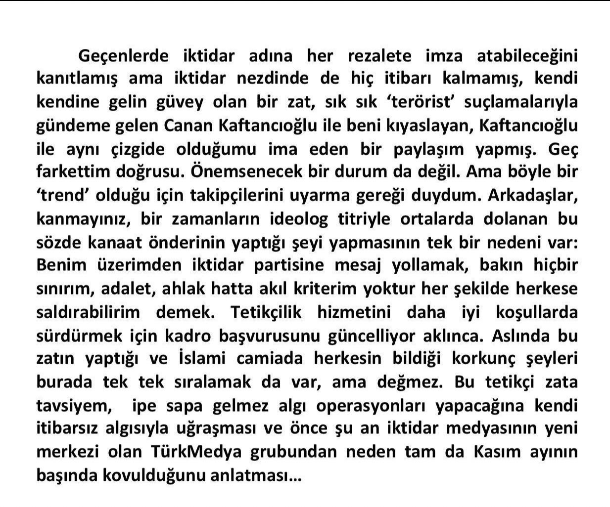 Metiner, İktidar Medyasından Neden Kasım Ayında Kovuldu? - Resim: 1