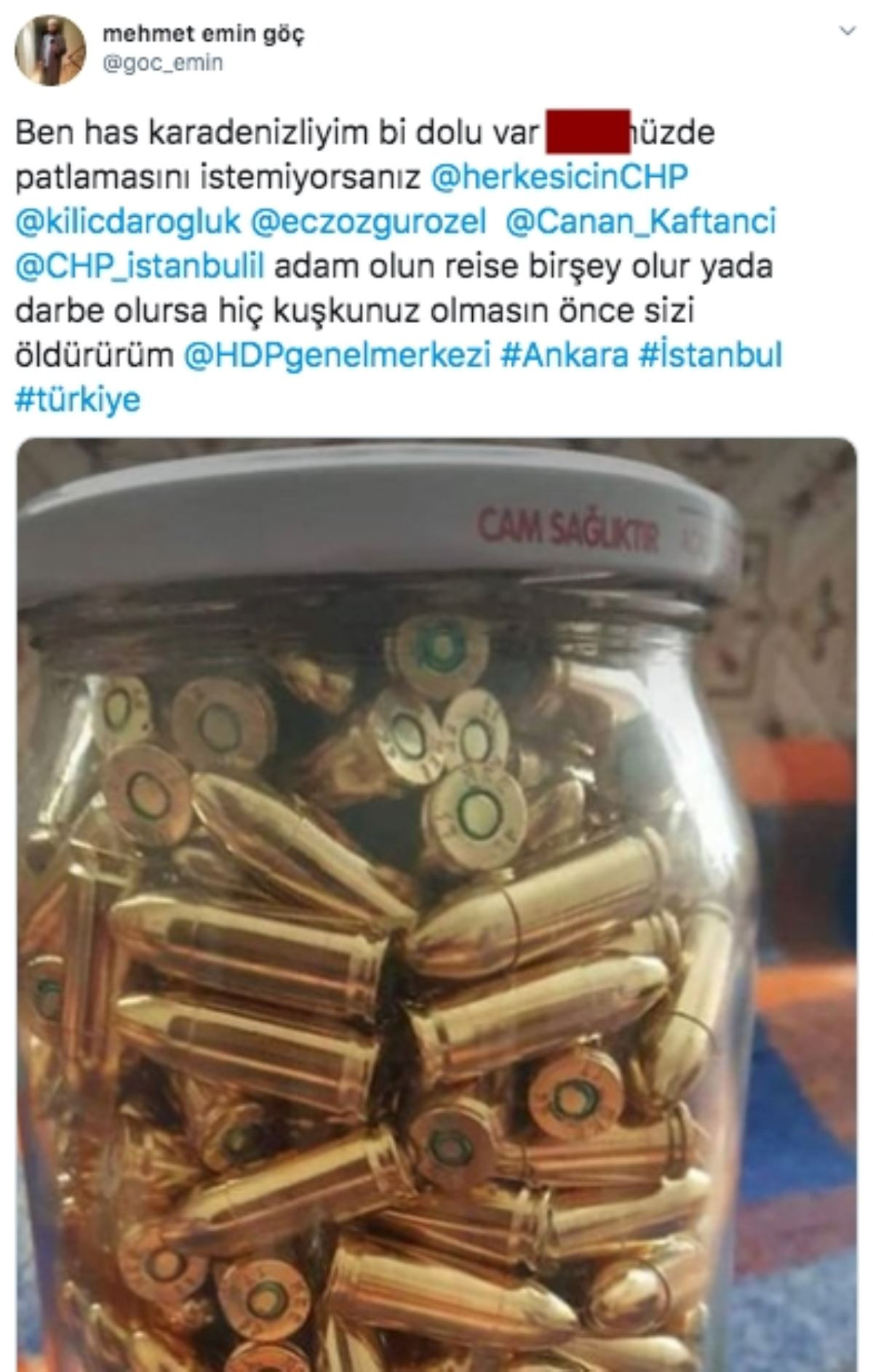 Mermi Dolu Kavanozla Tehdit Etmişti, Kavala Dedi Serbest Kaldı - Resim: 1