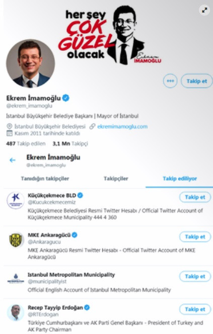 İmamoğlu'ndan Twitter'da sürpriz Erdoğan hamlesi! - Resim: 1