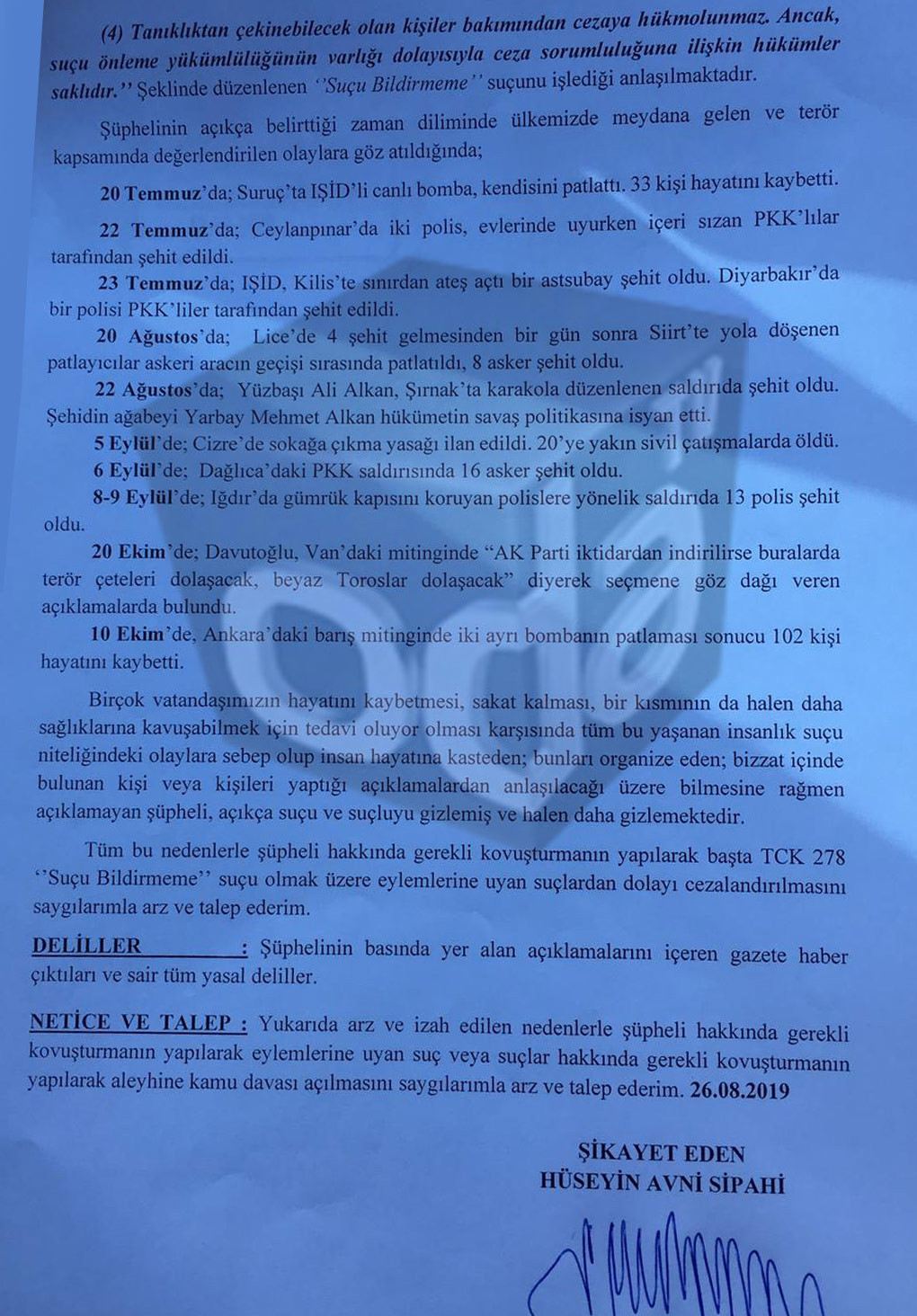 Ahmet Davutoğlu hakkında suç duyurusu - Resim: 2
