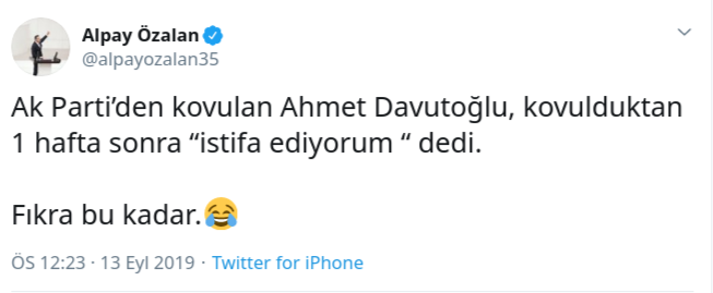 AKP'den Davutoğlu ve ekibinin istifasına ilk tepki: Fıkra bu kadar - Resim: 2