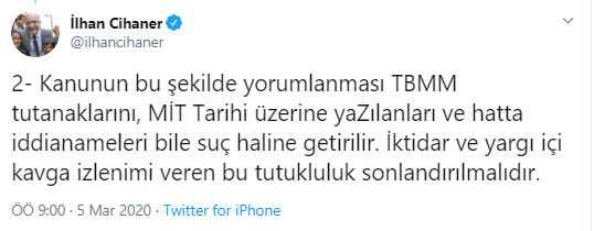 Sabah ve Yeni Şafak o tutuklamayı alkışlıyor ama.. - Resim: 2