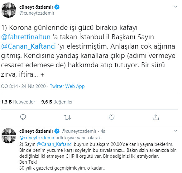 CHP ve Cüneyt Özdemir arasında Trol kavgası - Resim: 1