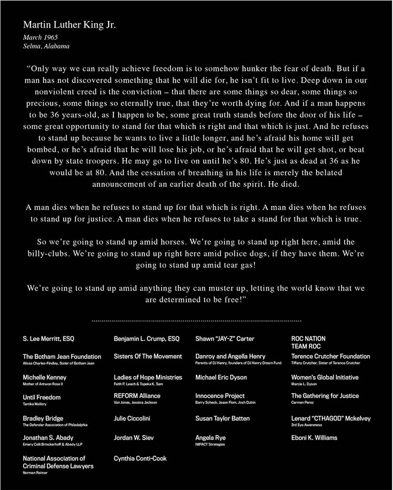 Jay-Z'den George Floyd anısına tam sayfa ilan - Resim: 1