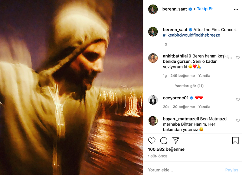 Beren Saat’ten Kenan Doğulu paylaşımı - Resim: 1